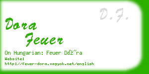 dora feuer business card